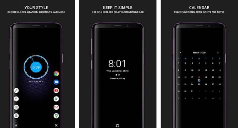 Always On AMOLED Edge Lighting