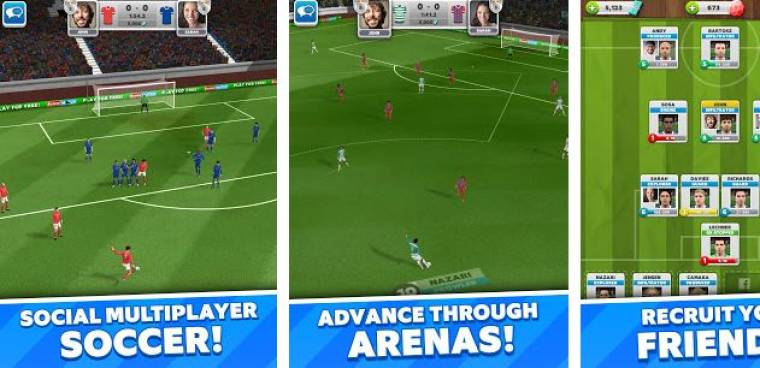 Jogo de Futebol Multiplayer para Celulares Android - Score! Match – Futebol  PvP - Explozão Gamer