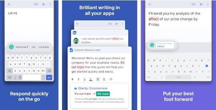 Grammarly Keyboard Apk