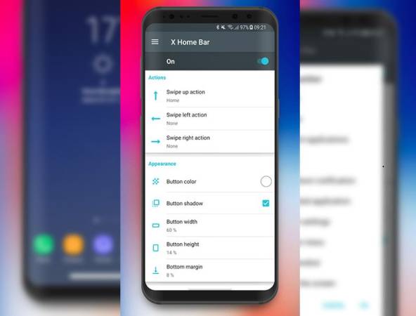 X Home BAr Apk