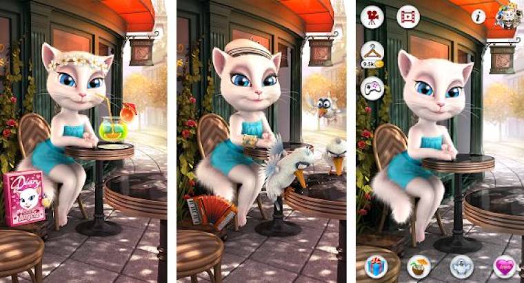 Старый мод анджела. Talking Angela Mod. Angela 2 Mod. Говорящая Анджела 3. My talking Angela Mod APK 2014.