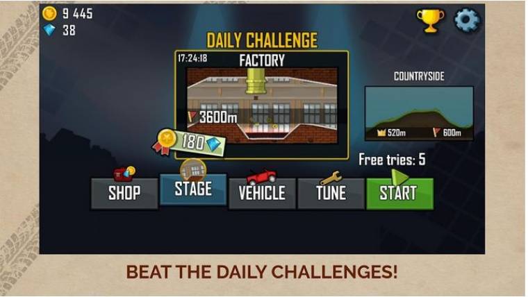 Hill Climb Racing Mod APK v1.60.0 Unlimited Money And Fuel Ios