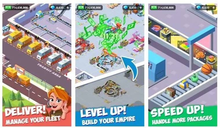 Idle Courier Tycoon Mod APK