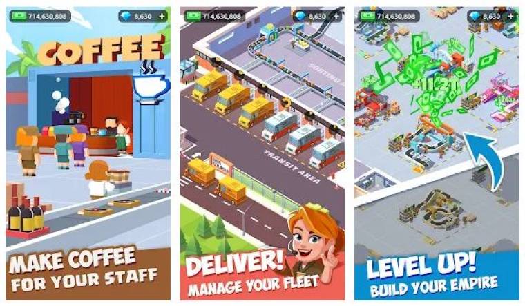 Idle Courier Tycoon Mod APK