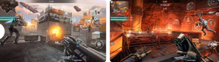 Infinity Ops Online FPS Cyberpunk Shooter Ver. 1.12.1 MEGA MOD Menu APK, 23 Features!