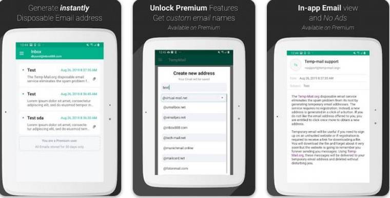Download do APK de Gerador de e-mail temporário para Android