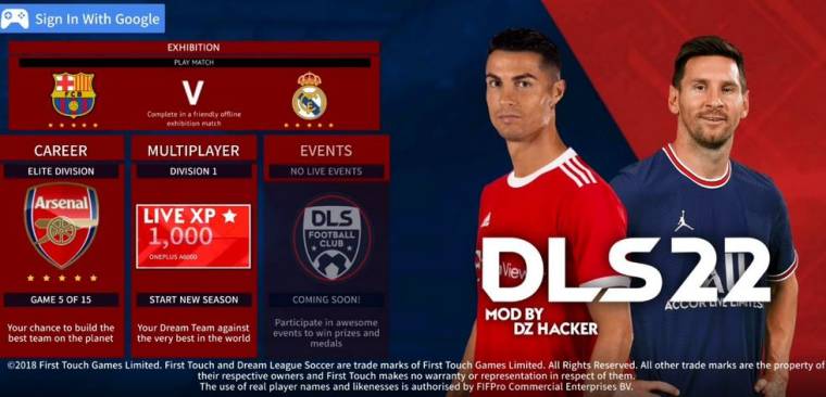 Dream League Soccer 2023 v10.230 Apk [Mod Menu/Energia Infinita]