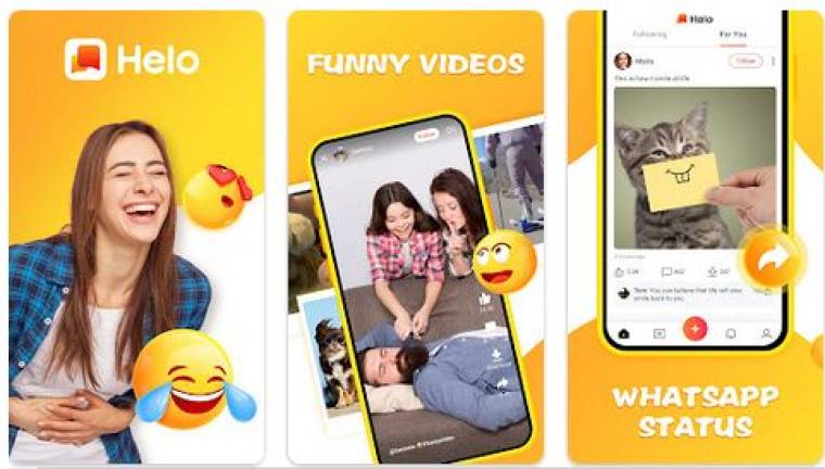 Helo - Funny Video WhatsApp Status para Android - Download