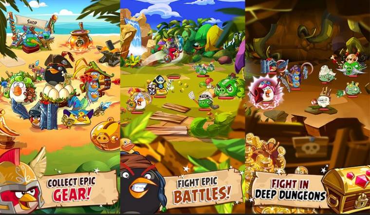 Angry Birds Epic RPG Mod, Unlimited Money + All items Unlocked