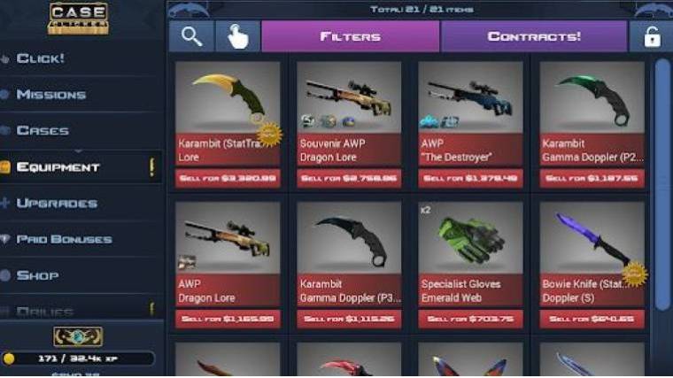 Case Clicker Hacked Money Pro Apk