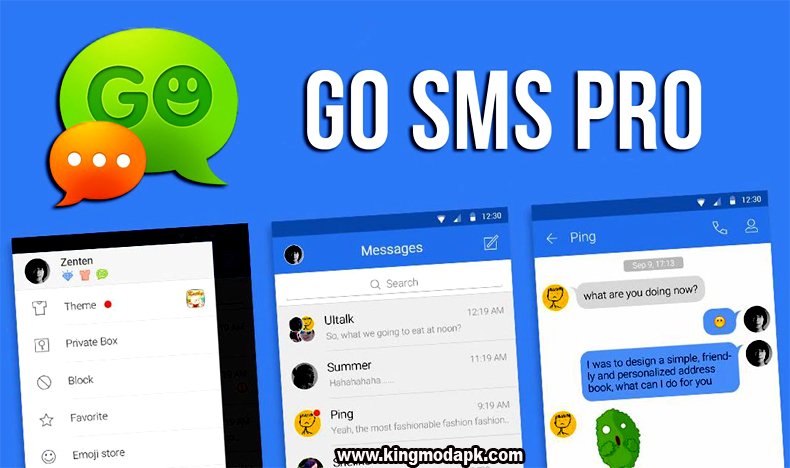 GO SMS Pro Premium Mod Apk