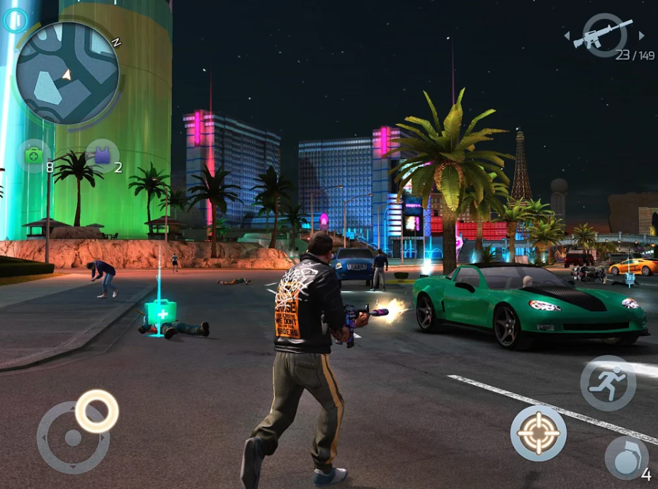 GANGSTAR VEGAS APK MOD COM DINHEIRO INFINITO OFFLINE ATUALIZADO