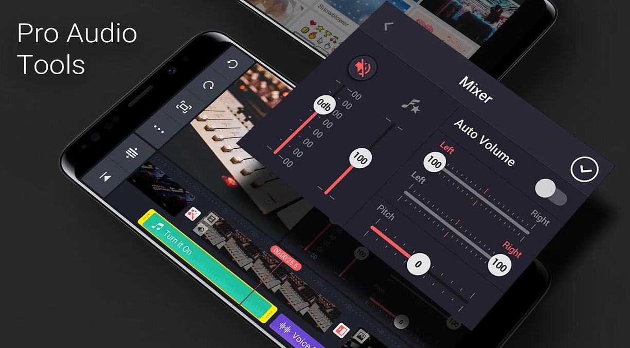kinemaster pro audio tools feature